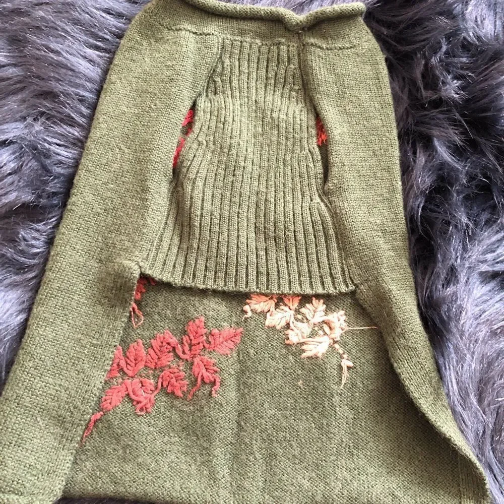 Dog Holiday themed outfits bundle size large